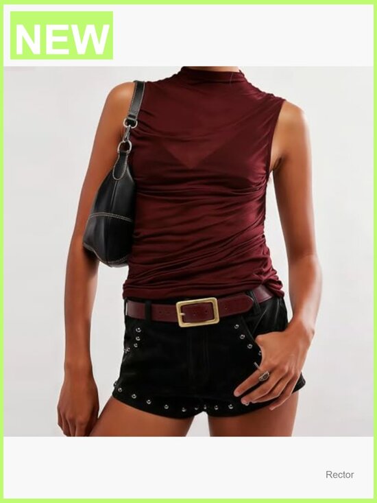 Wide Faux Leather Women\'s Belt with Vintage Buckle for Dresses and Jeans